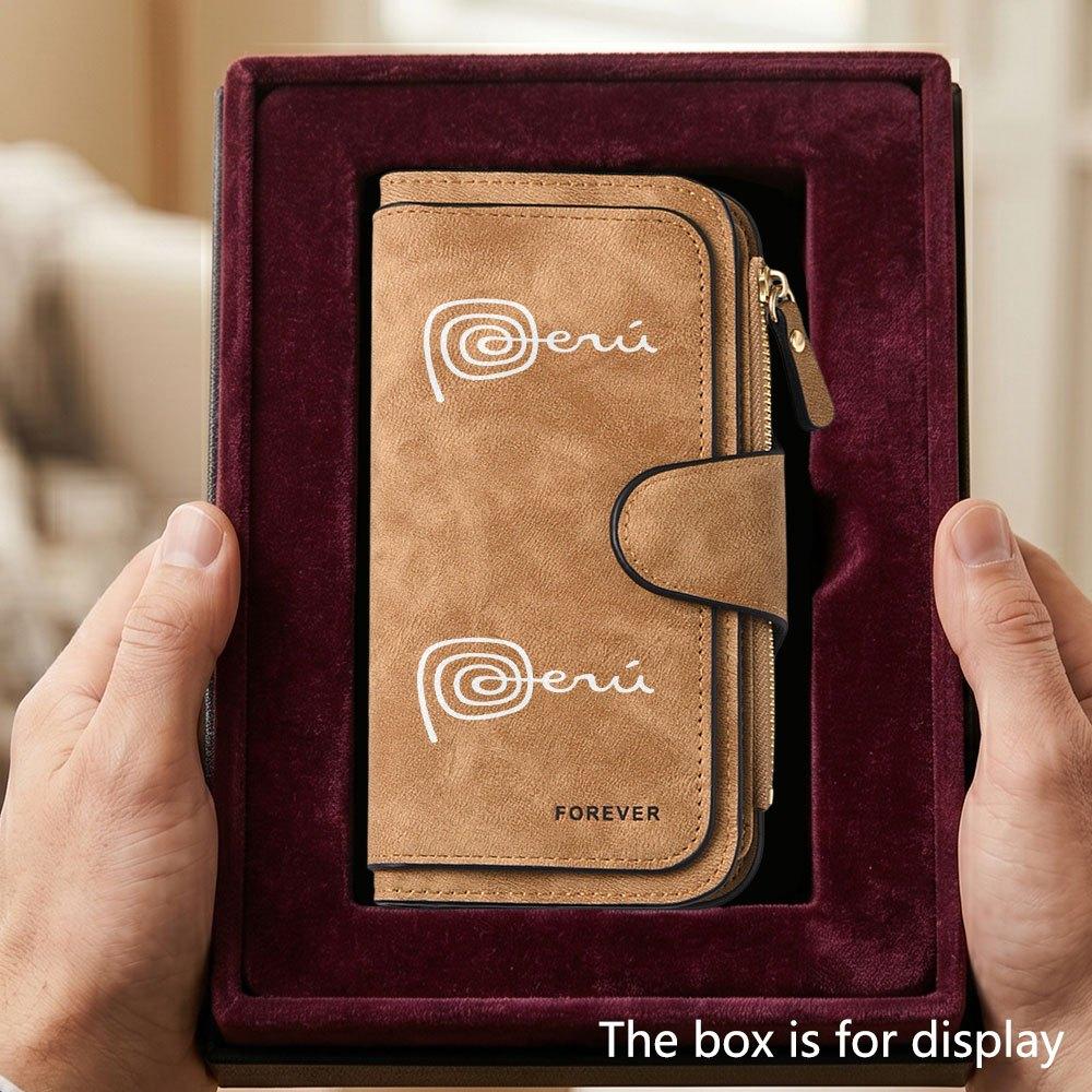 Unique Monster Men's Large Capacity Wallet with Business Card Slot and Cash Pocket, Suitable for Formal Occasions and Office Use, Ideal Gift for