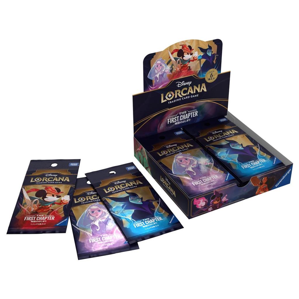 Disney Lorcana TCG Japanese Version Booster Pack THE FIRST CHAPTER The Beginning of the Story BOX
