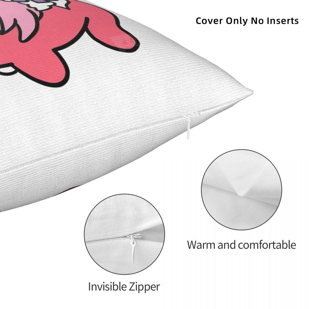 Christmas Fanart N-Nikke Doro Pillow Cover Morden Pillow Case For Sofa Cushion Cover Square Graphic Pillowcases Birthday Gift