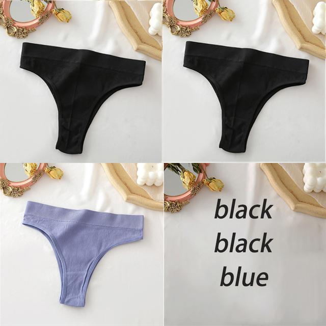 Women's Panties Seamless High Waisted Underwear Women Comfortable Panties Women Sexy Underpants For Women 3PCS/Set