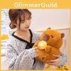 Persimmon Gold Coin Duck Capybara Plush Toy Animal Stuffed Decorations Doll