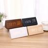 Student Alarm Clock Simple Wall Clock Temperature Display Sound Control Table Clock Desktop Home Decor Garden Home Decoration