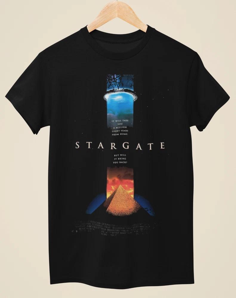 Stargate Movie Poster Inspired Unisex Black TShirt