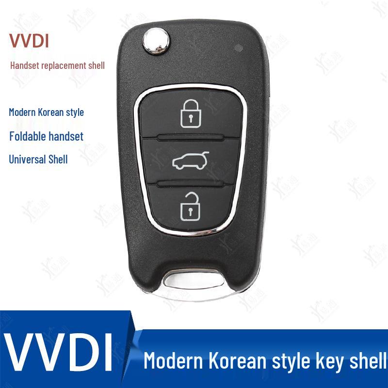 KD VVDI TY Запасной корпус для ключа-брелока для B5 A6 DS Hyundai Складное лезвие