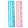2Pieces Multifunction Ruler Novelty Drawing Ruler Measuring Tool Decompression Toy Ruler for Students Office Workers