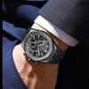 Роскошные мужские наручные часы Модные светящиеся Дата Нержавеющая сталь Мужские часы Хронограф Мужские кварцевые часы