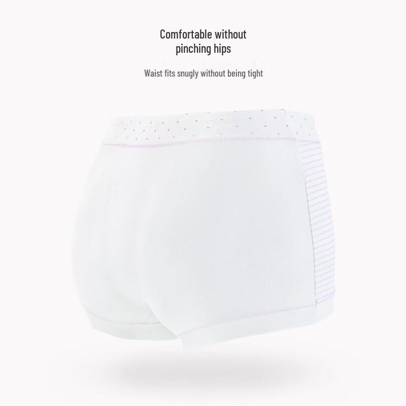 Ailier & Aurora Teen Girls' Antibacterial Cotton Boxer Briefs (3-Pack)