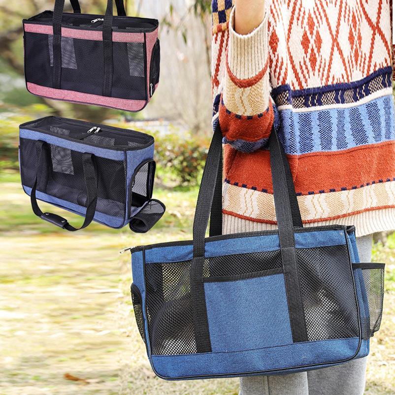 Dog Carrier Bag Soft Side Backpack Cat Pet Carriers Dog Travel Bags Small Dogs Cats Outgoing