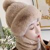 Winter Hat for Women Riding Windproof Head Hat for Head Hat Warm Hat Scarf Hood with Integrated Hood Cold Protection Ear Protection Hat Thick