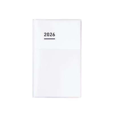KOKUYO Ежедневник Jibun Techo DIARY mini Planner 2026 Ежемесячный/Еженедельный B6 Узкий Белый Ni-JCMD1W-26 (Начинается в ноябре 2025 года)