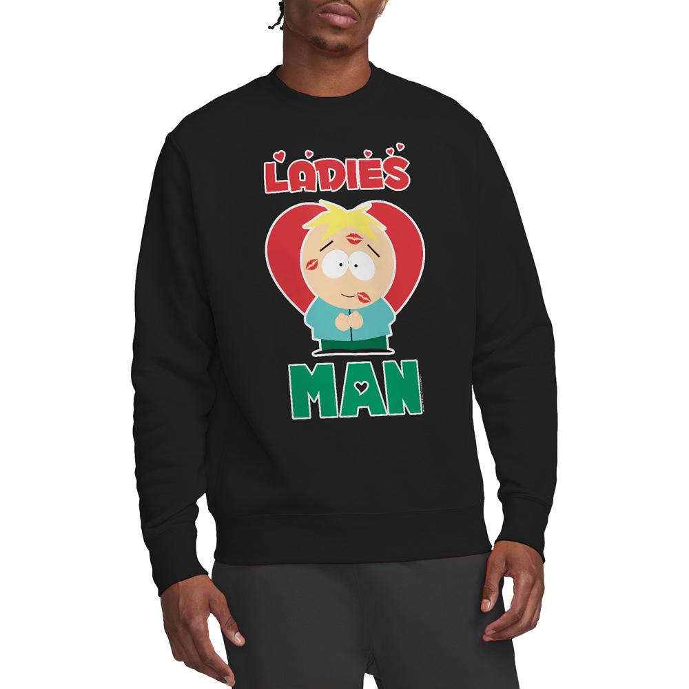 South Park Unisex Adult Ladies Man Butters Valentine`s Day Sweatshirt