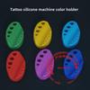 Silicone Embroidery Color Holder & Pigment Ring Set - Soft Machine Pen Holder & Tool 