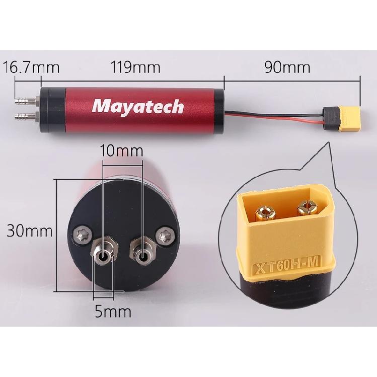 MT119 Bidirectional Refueling & Defueling XT60 Power Input Metal Gear Electric Fuel Transfer Pump for RC Airplane Models