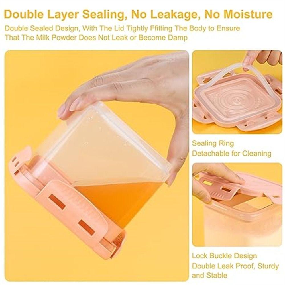 Контейнеры для формул на 600 мл, контейнер для чашек для закусок из полипропилена, портативный дозатор для формул сухого молока, путешествия