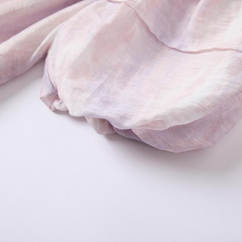 Elegant French Puff Sleeve Mid-Length Dress