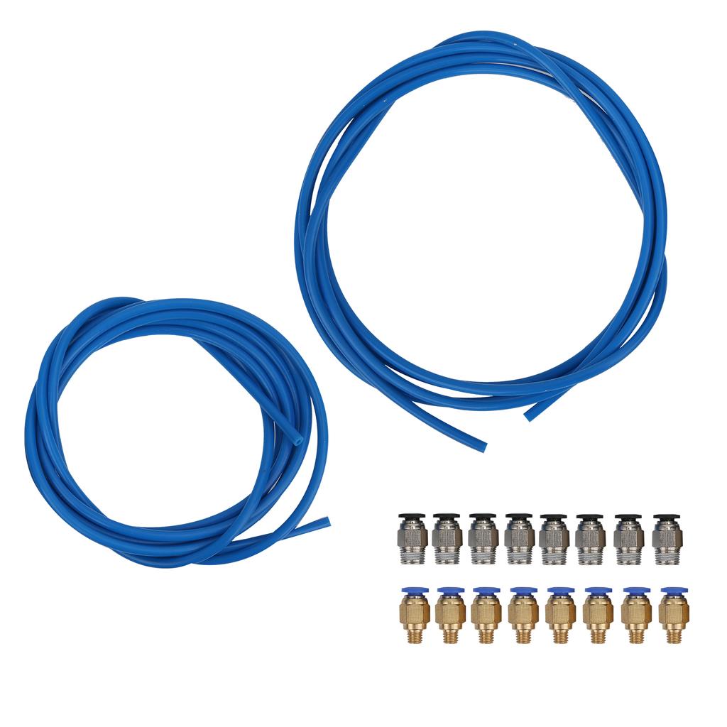 PTFE трубка для 3D-принтера, пневматические фитинги PC4-M6 PC4-M10 для Creality Ender 3