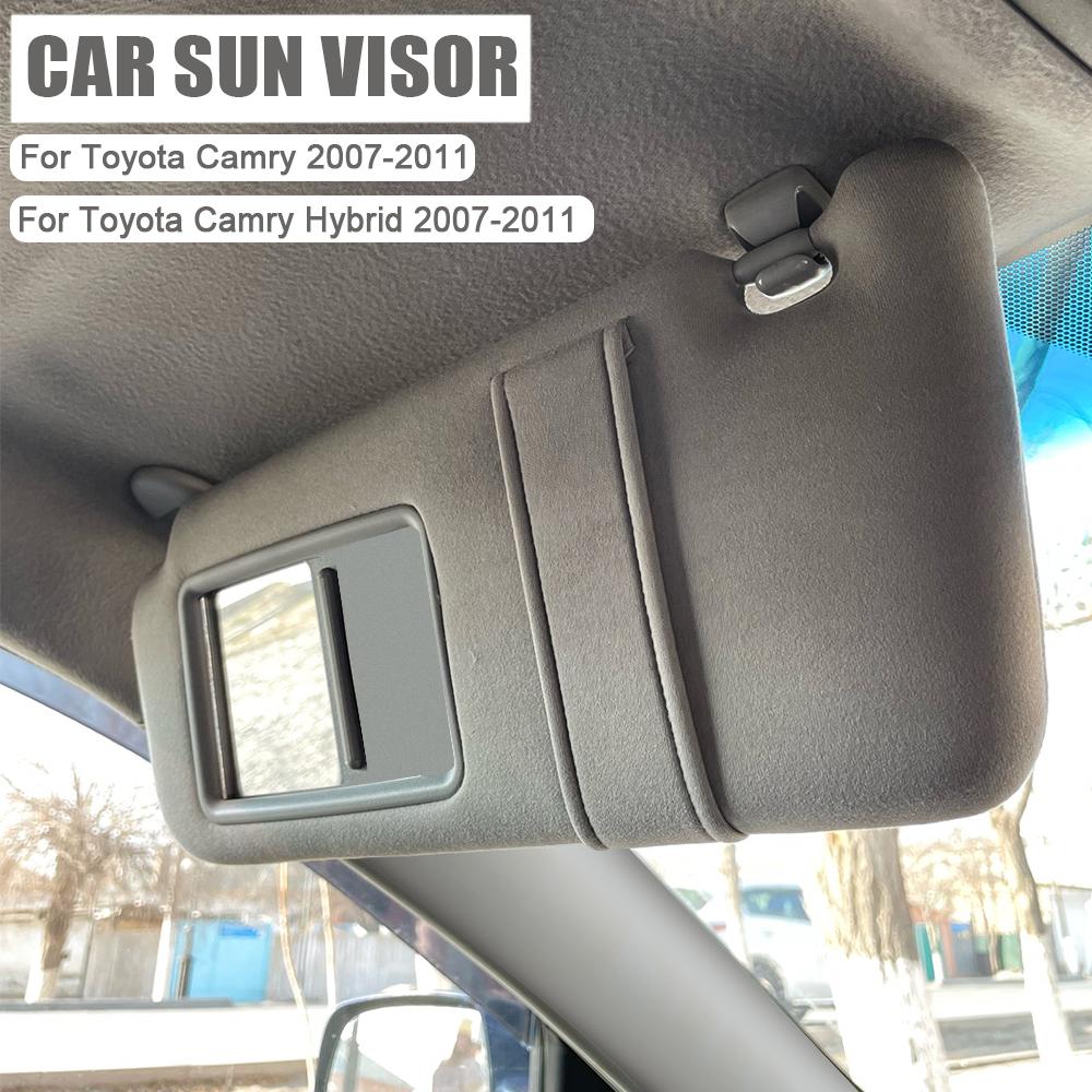 Автомобильный солнцезащитный козырек со стороны пассажира OEM 74310-06750 Сменный серый солнцезащитный козырек правый левый органайзер с зеркалом для макияжа