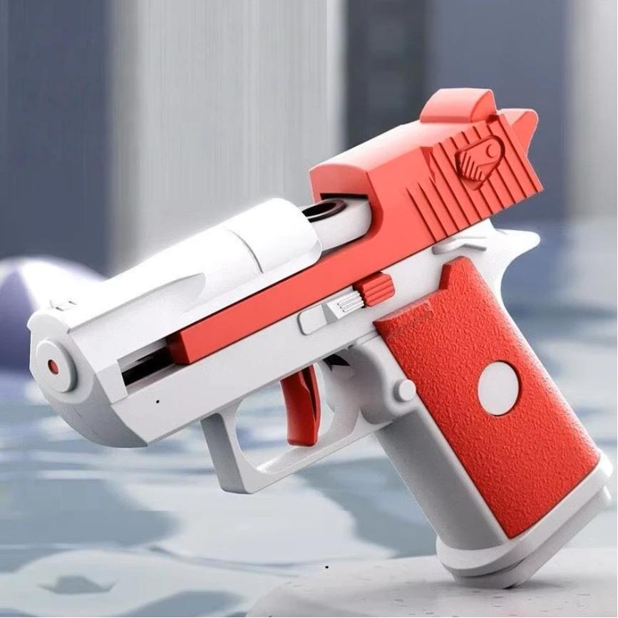 Мини Desert Eagle детский водяной пистолет Автоматическая быстрая перезарядка Водяной пистолет для улицы