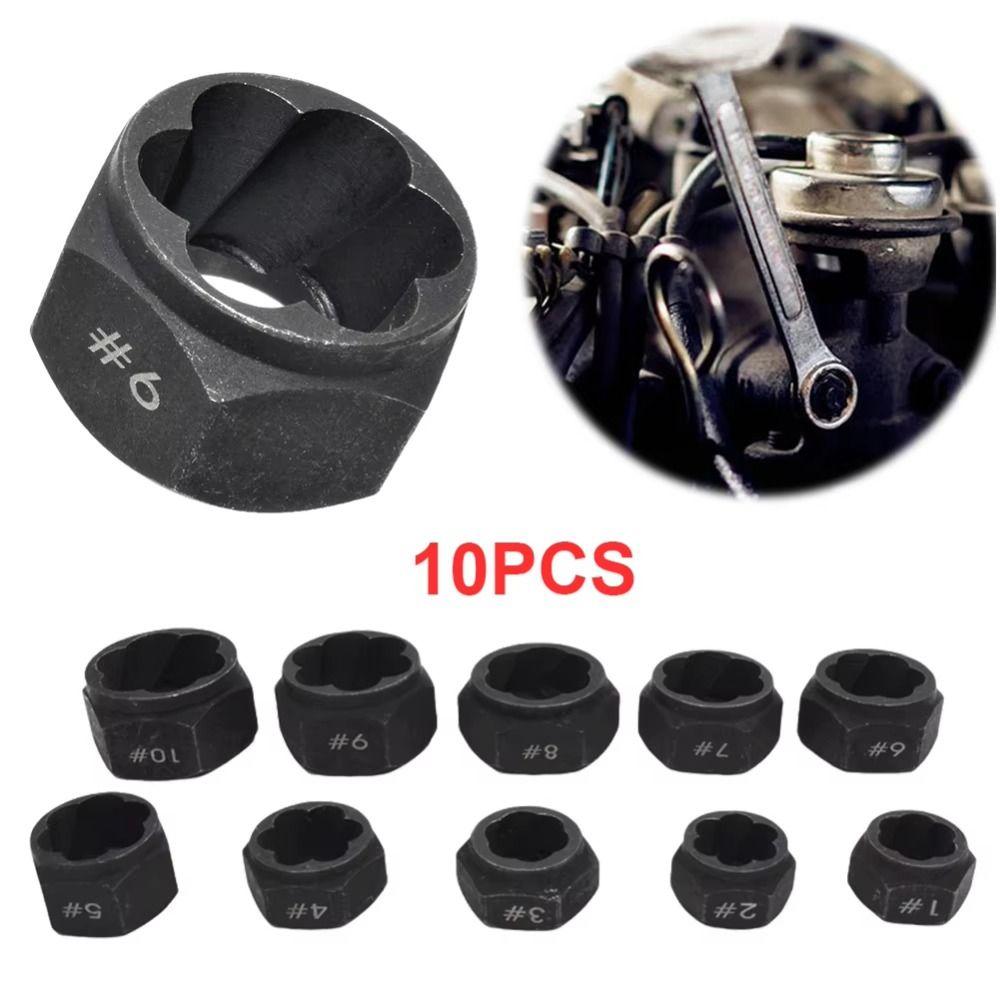 Износостойкий набор экстракторов болтов с алюминиевым кейсом, головка для удаления гаек, закисшие болты