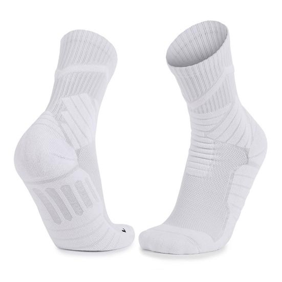 Basketball Socks for Men Boys Cotton Athletic Cushioned Crew Socks Breathable Performance Socks for Sports Running