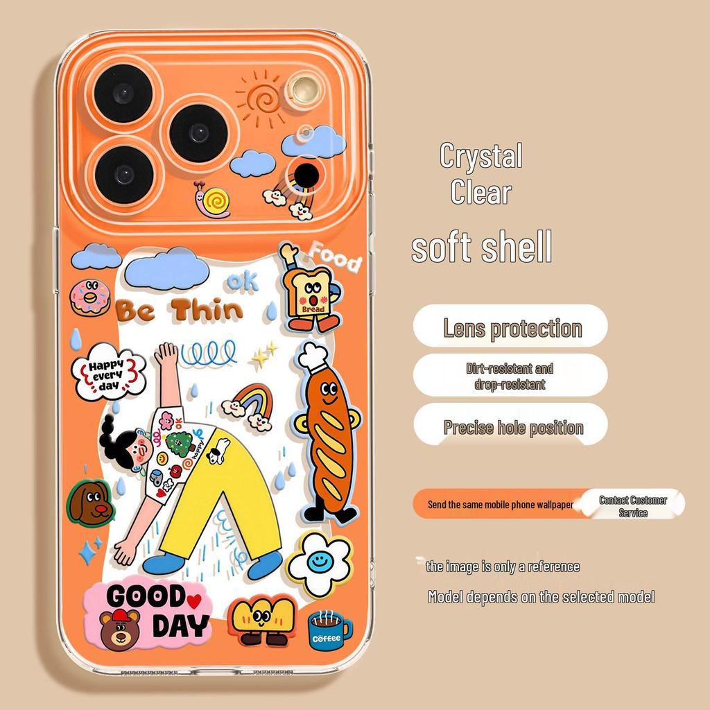 Силиконовый чехол Dopamine для iPhone 17, 16 Promax, 15/14, 13 - Горячая Распродажа Мягкий Чехол для Женщин