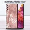 Мягкий чехол для Samsung Galaxy Note 20 Ultra 10 Plus Lite A50 A70 A20 A40 A20e 9 8 A60 A10e Funda, чехол для телефона с розовым цветком Hert Sac