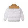 Converse Colorblock Down Jacket Asia Sizing 'White Tan' Men's 10020541-A05