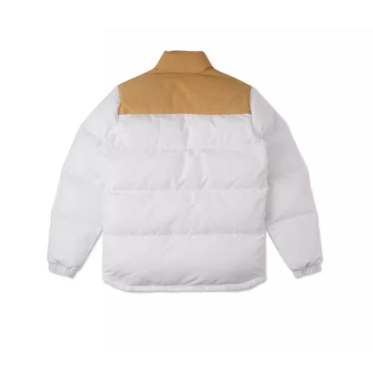 Converse Colorblock Down Jacket Asia Sizing 'White Tan' Men's 10020541-A05