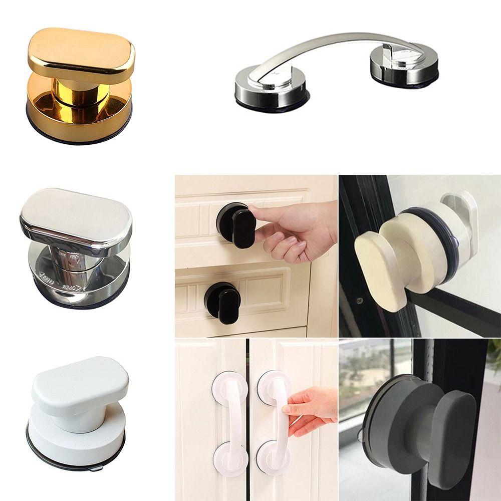 Anti-slip Shower Handle with Suction Cup Shower Safe Grip Knob Creative Bathtub Pulls
