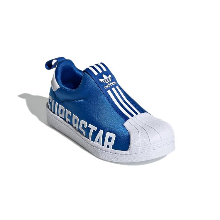 adidas Originals Superstar 360 X Удобные Дышащие Низкие Детские Кроссовки для Скейтбординга Синие EG3404