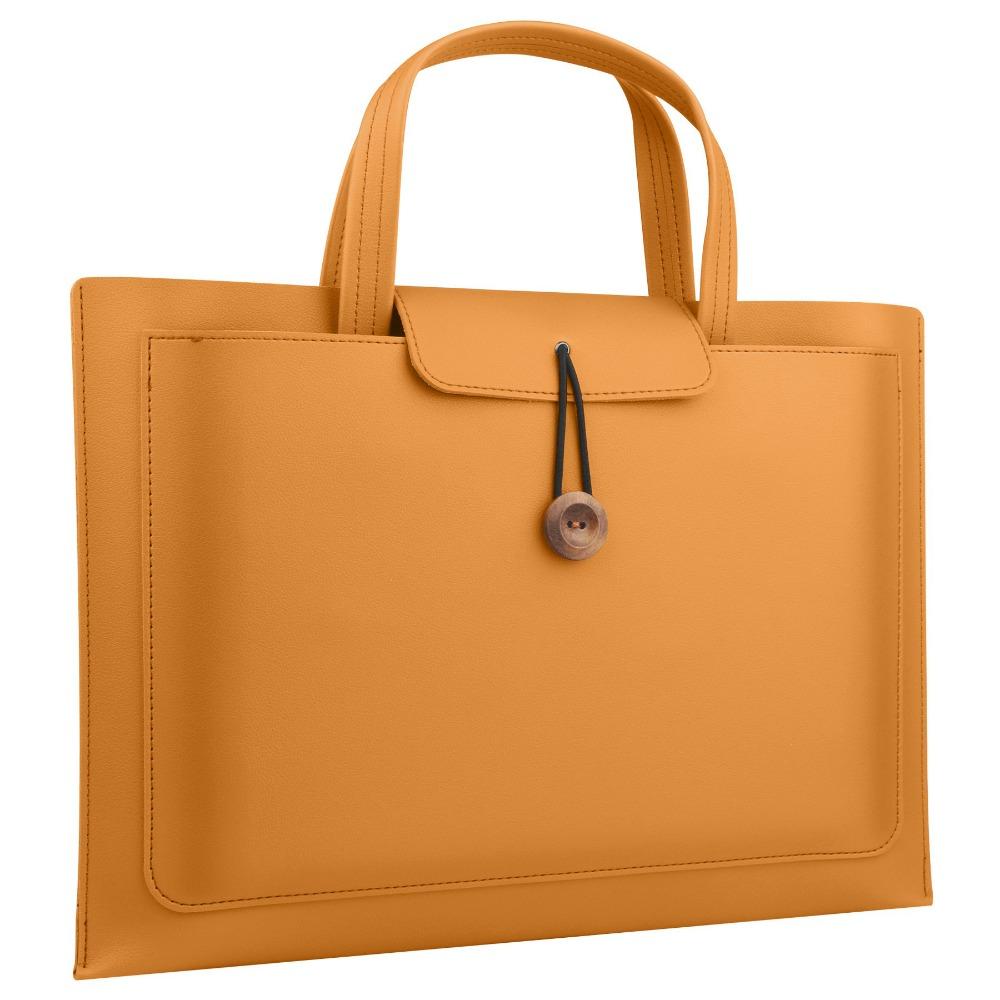 Large Capacity Handheld Bag Rectangle Carrying Case Messenger Briefcase Women's Bag