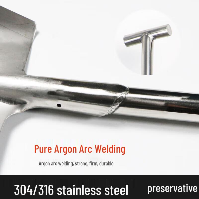 Jun Ding Camp 316 Stainless Steel T-Handle Shovel