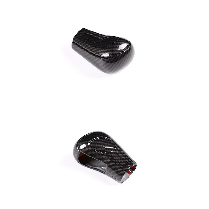 For Mazda 3 BP Axela CX-30 CX30 CX-50 2020-2022 Car Gear Head Shift Knob Handle Cover Trim Sticker ABS carbon fiber Accessories