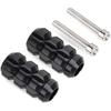 Motorcycle Shifter Peg with Raised Knobs Black Lever Foot Shift Pegs Compatible with Harley Davidson Street Glide Road King Softail Sportster Dyna