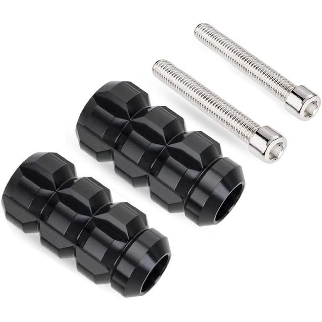 Motorcycle Shifter Peg with Raised Knobs Black Lever Foot Shift Pegs Compatible with Harley Davidson Street Glide Road King Softail Sportster Dyna