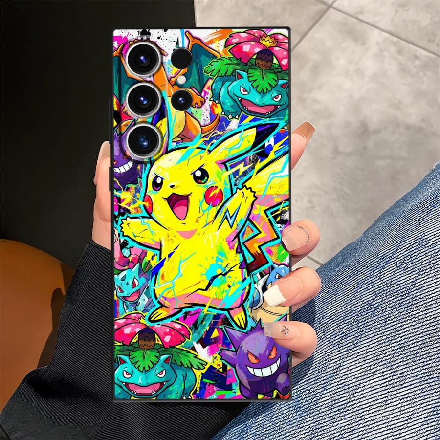 Чехол для телефона Samsung Galaxy A57 A26 A52 A36 A24 A73 A51 A25 A32 A53 A35 A37 A22 A55 A23 A71 A72 Горячий Комикс Покемон Арт