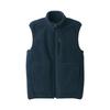 MUJI Boa Fleece Size S Men's Vest, Navy, (AB1MXA4A)