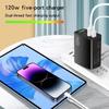 120W USB C Charger Fast Charging Type C 3 PD + 2 USB QC3.0 Mobile Phone Adapter for IPhone Xiaomi Samsung Ipad Realme Tablet