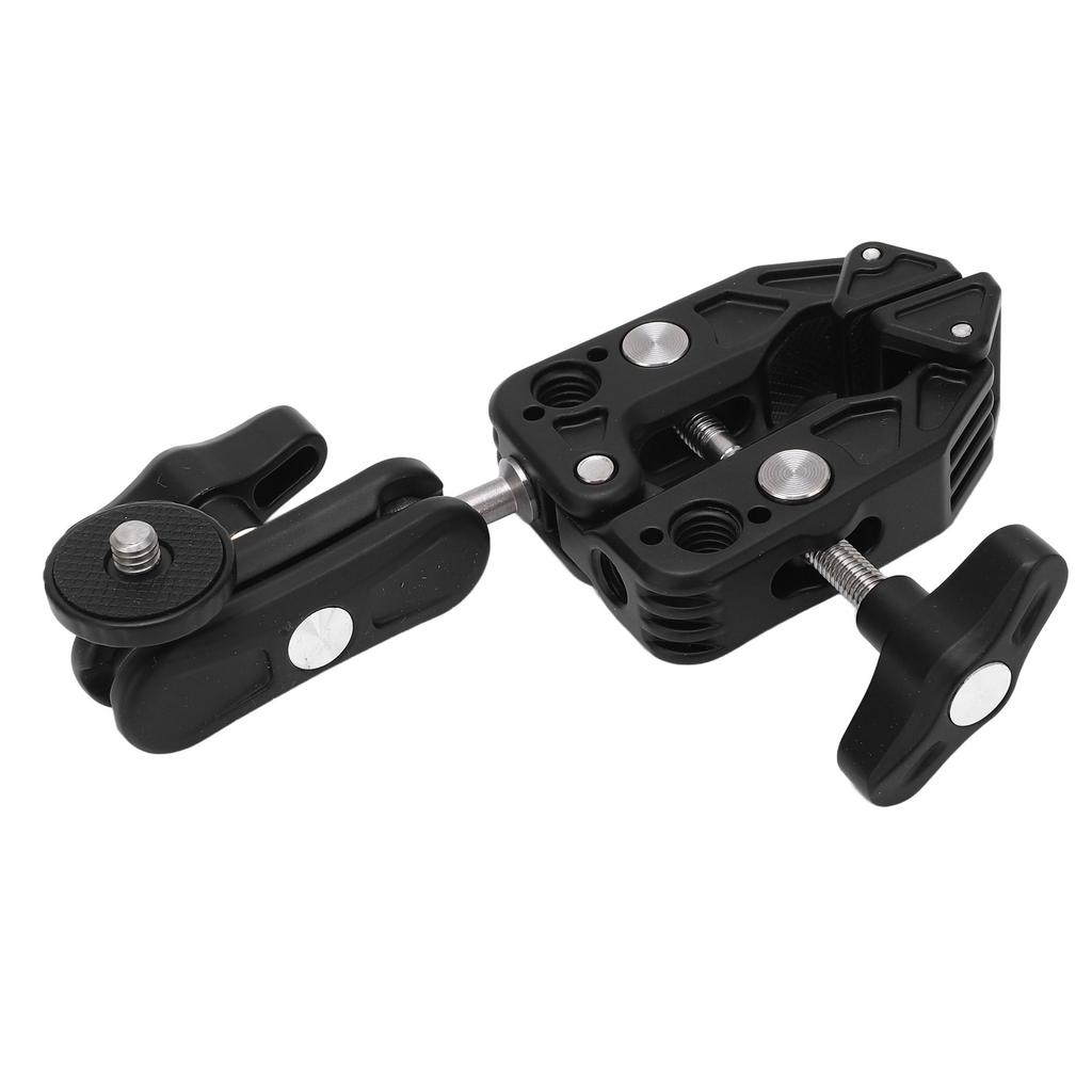 Camera Clamp Mount Multifunction Universal C Shape Professional Double Ball Head Adapter for