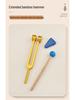 Aluminum Tuning Fork Set: Colored Eight-piece Sound Therapy with Wooden Gift Box