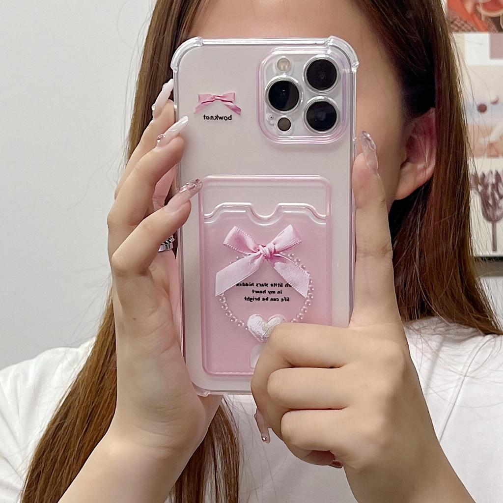 Силиконовый чехол-кошелек с карманом для карт для Xiaomi Redmi Note 13 14 Samsung A54 A24 A14 Oppo A78 A58 A38 Tecno Spark 10 Прозрачный бампер для телефона