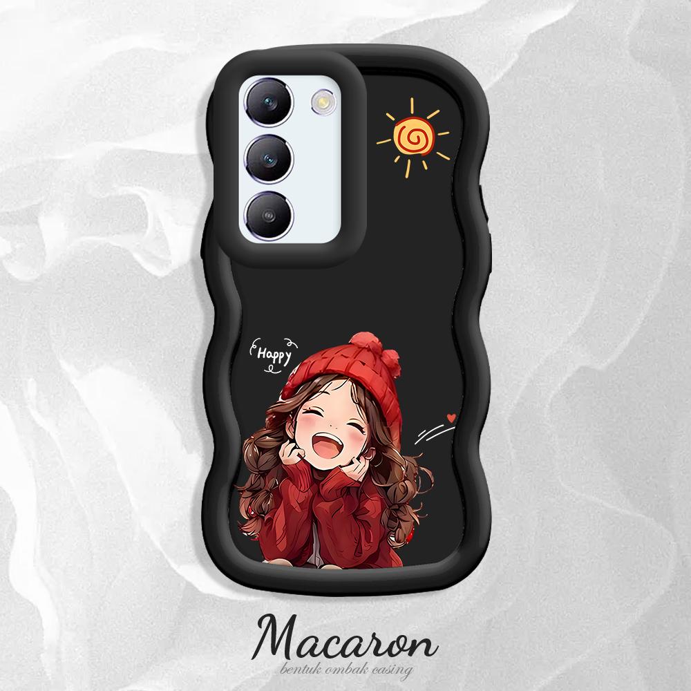 Окрашенный узор Big Wave Edge Мягкий силиконовый материал Macaron чехол для телефона противоударный защитный резиновый чехол для OnePlus Vivo Motorola Moto