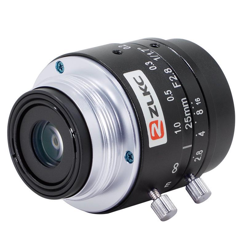 ZLKC 25 мм с низкими искажениями C-Mount объектив LM2528MP12 для машинного зрения
