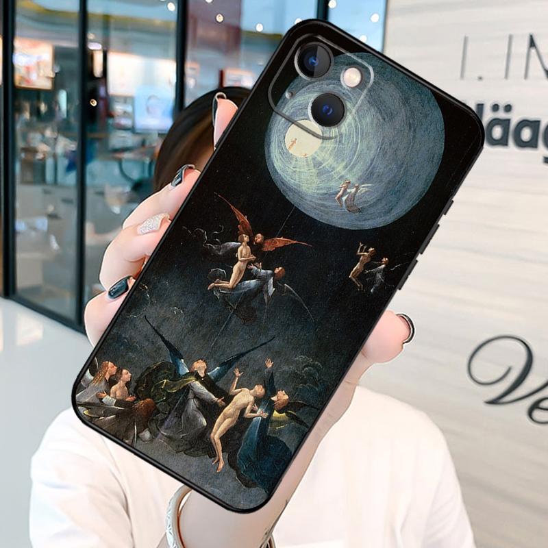 Hieronymus Bosch Art Painting Bumper Phone Case For iPhone 11 12 13 14 15 16 Pro X XR XS Max Plus Back Cover