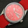 ВИНТАЖНЫЕ ОТРЕМОНТИРОВАННЫЕ МУЖСКИЕ АВТОМАТИЧЕСКИЕ ЧАСЫ SEIKO 5 6309A ЯПОНИЯ КРАСНЫЙ ЦИФЕРБЛАТ a441228-4