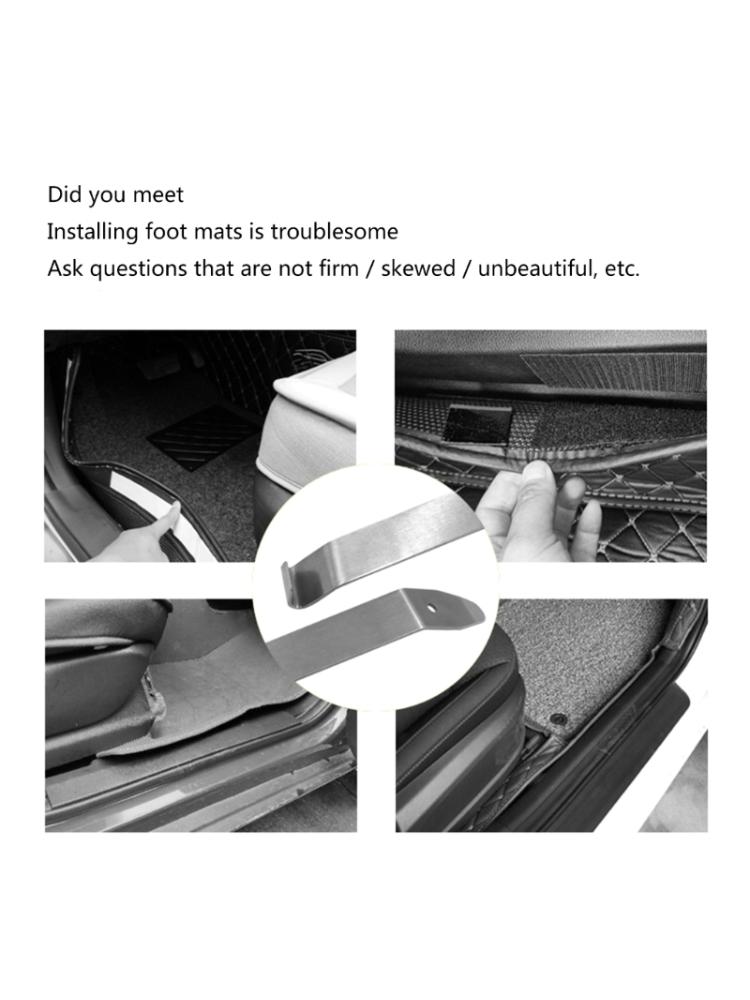 Инструмент для снятия автоматической обшивки, металлический для приборной панели автомобиля, радионавигационная панель, разборка обивки, внутренняя и внешняя подставка