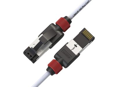 Кабель LAN LINKUP Cat7 с 10-гигабитным разъемом RJ45 и двойным экранированием, сетевой кабель категории 7 для Интернета, кабель 40G 30AWG белый [сертифицирован Versiv] (0,3 м,