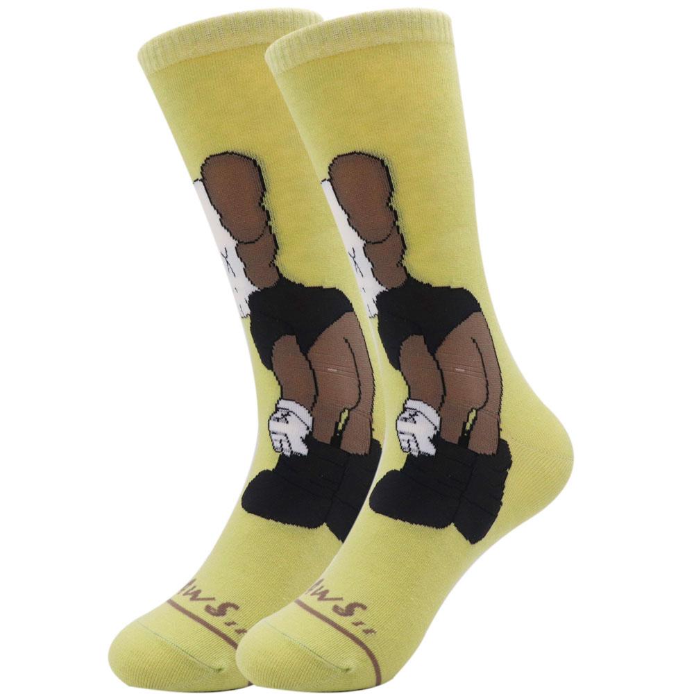 High Quality Custom Calcetines Socken Comic Character Cotton Funky Funny Cartoon Women Socks