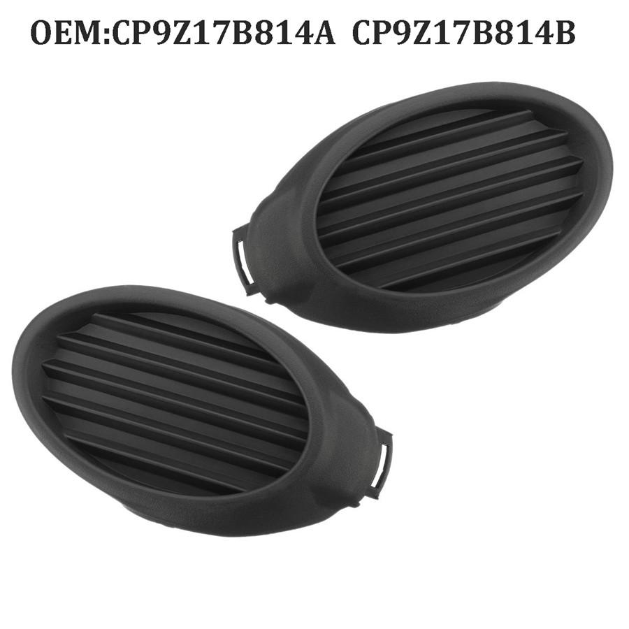 2 шт. АБС Черный Передний Бампер Крышка Противотуманной Фары Решетка для Ford Focus 2012 2013 2014