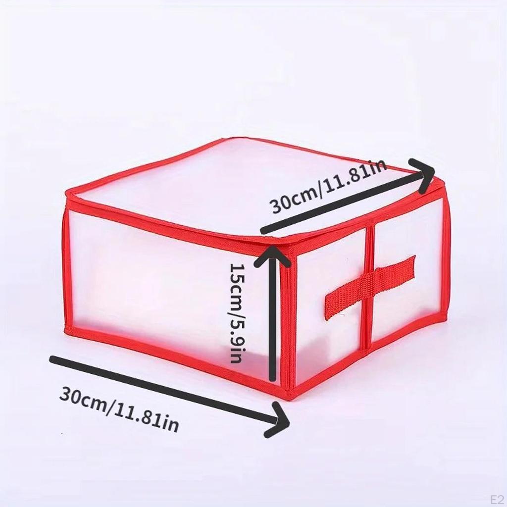 Рождественский ящик для хранения украшений, держатель для рождественских украшений на день рождения